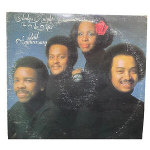 Gladys Knight And The Pips 2nd Anniversary Vinyl LP Vintage Record w/ Poster